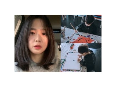윤승아 아들의 그림 손길에 감탄