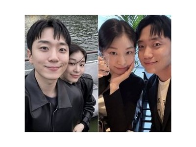고우림 전역 후 첫 파리 여행 김연아와 러브스타그램 화제
